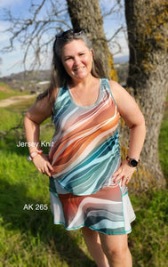 Jersey Knit: Canyon Stripes