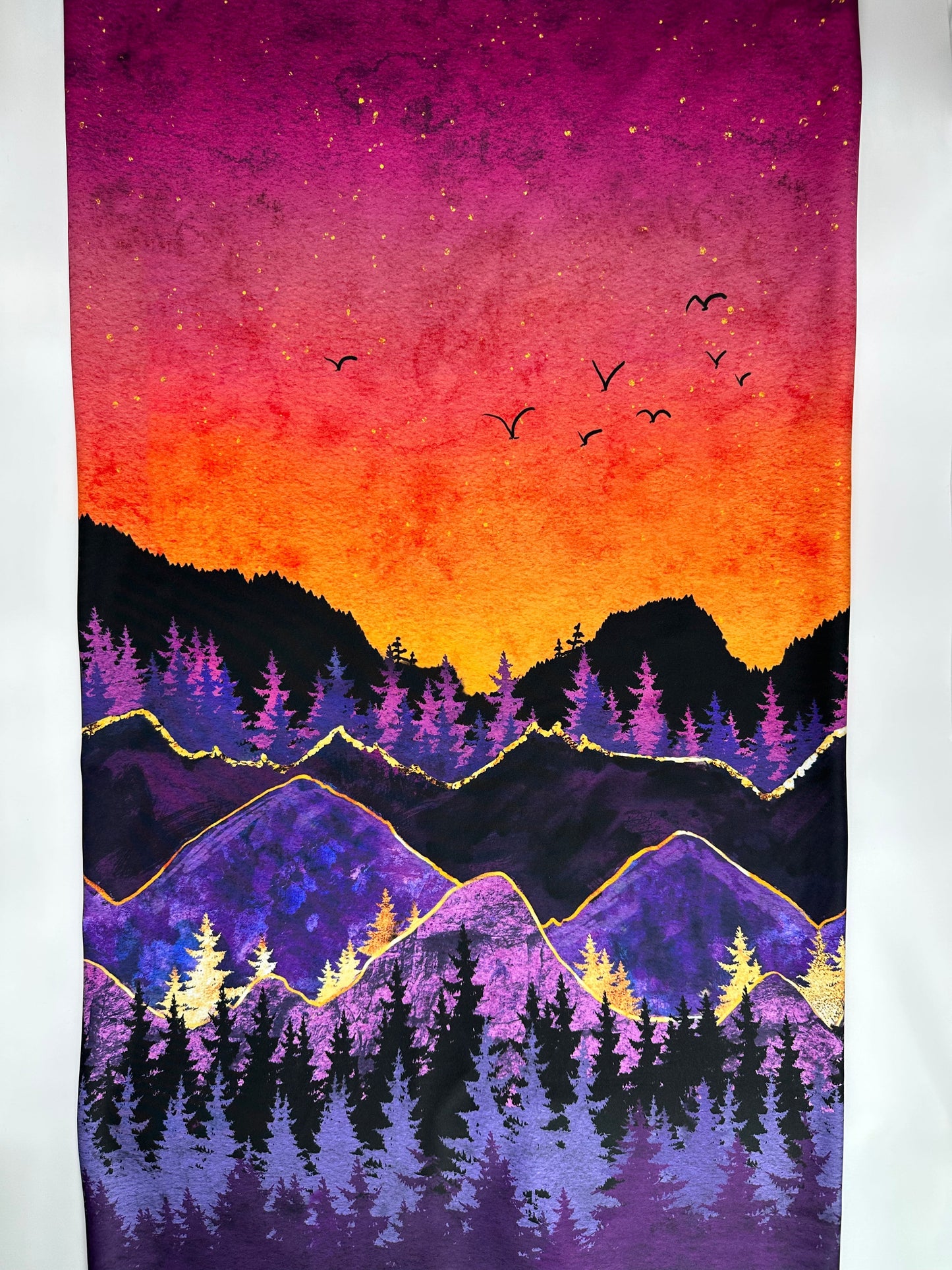 Tech Jersey: Sunset Border Panel