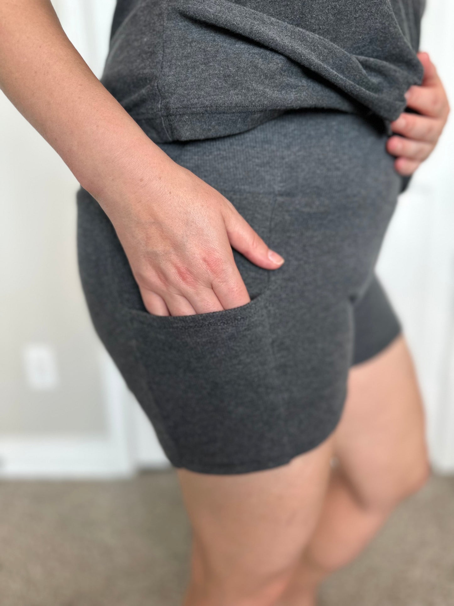 Rib 2x2: Tencel/Organic Cotton/Spandex - Charcoal Mix