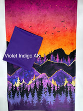 Charger l&#39;image dans la galerie, Swim Nylon: Sunset Border Panel (grainline)