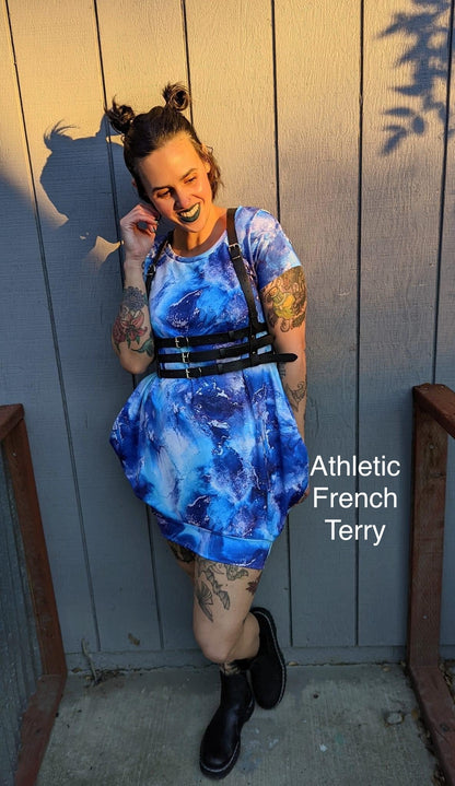Brushed Jersey: Sea Splash
