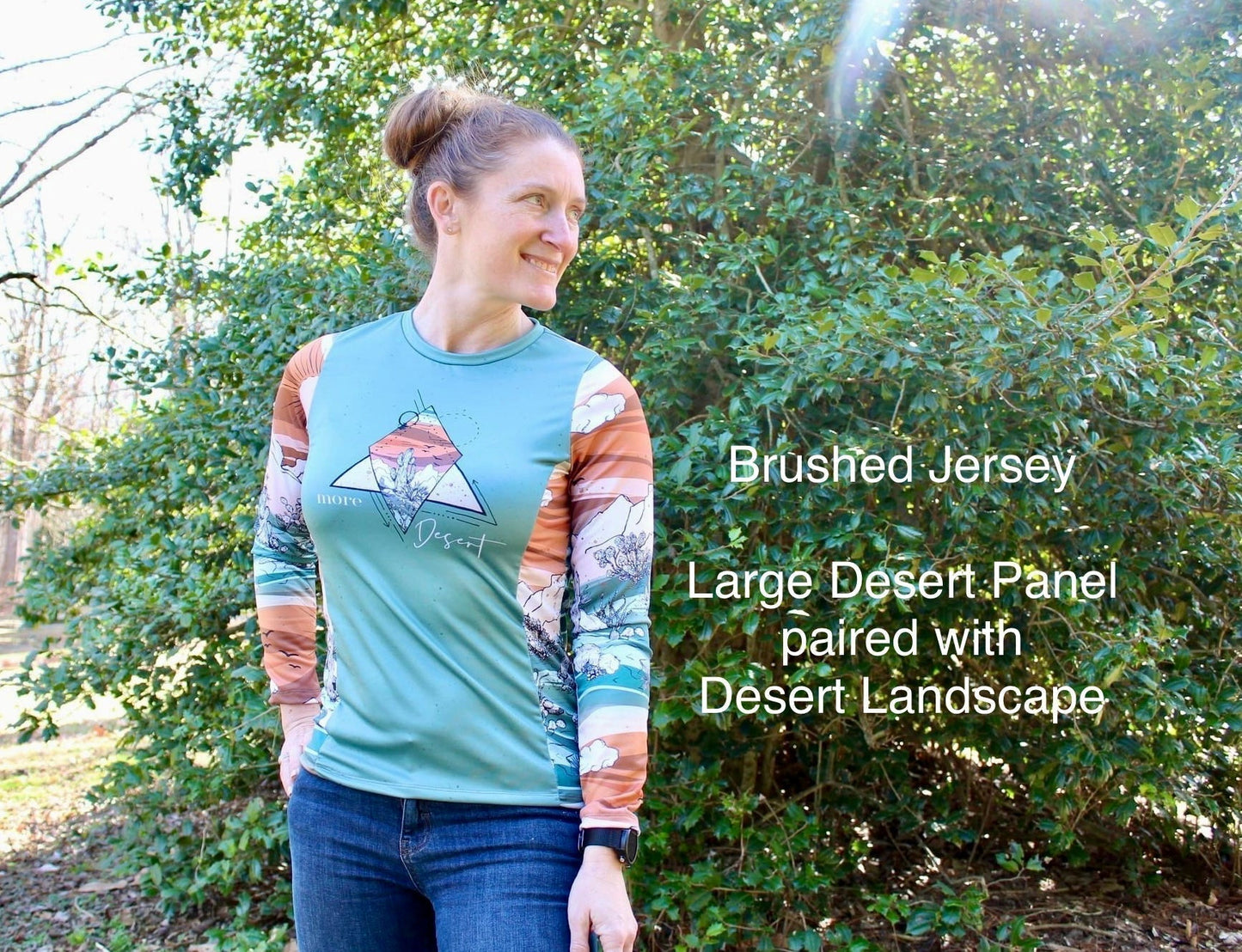 Athletic French Terry: Desert Panel