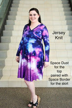 Cargar imagen en el visor de la galería, Jersey Knit:  Space Border