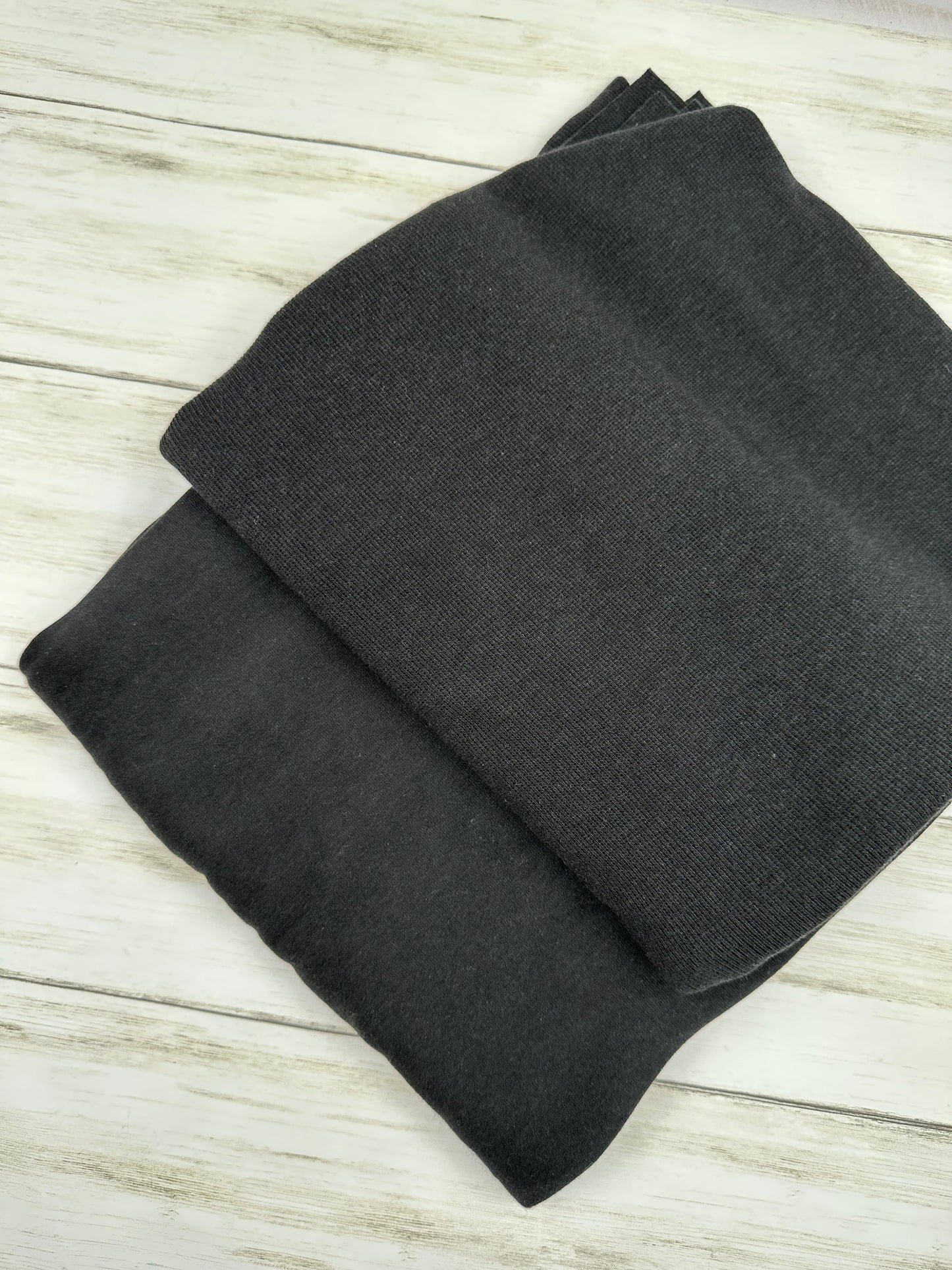 Rib 2x2: Tencel/Organic Cotton/Spandex - Charcoal Mix