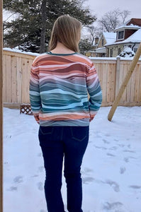 Jersey Knit: Canyon Stripes