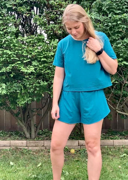Rib 2x2: Tencel/Organic Cotton/Spandex - Peacock