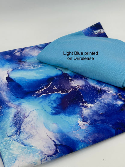 Brushed Jersey: Sea Splash