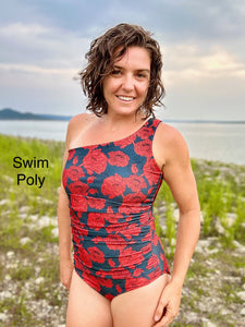 Swim Nylon: Poppies