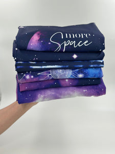 Brushed Jersey:  Space Border