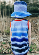 Load image into Gallery viewer, Athletic French Terry: Shark Stripes