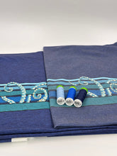 Load image into Gallery viewer, Athletic French Terry: Tentacle Stripes (grainline)