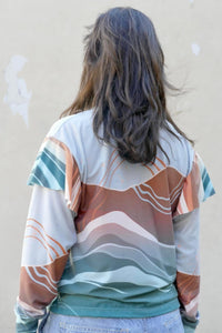 Jersey Knit: Desert Border