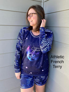 Athletic French Terry: Space Panel