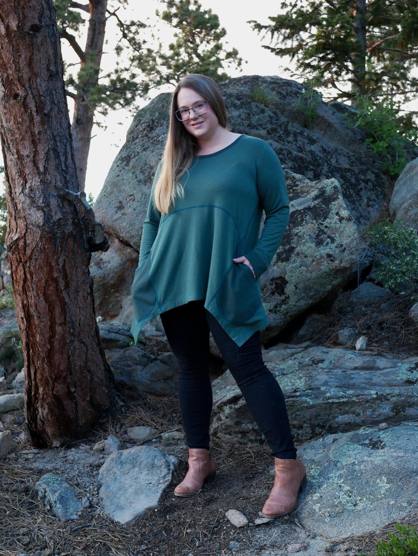 Rib 2x2: Tencel/Organic Cotton/Spandex - Pine