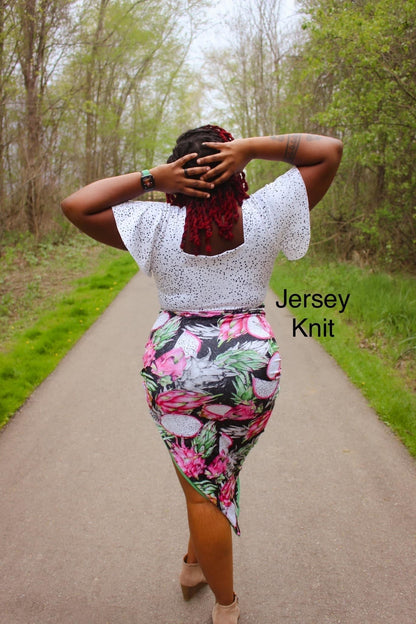 Jersey Knit: Dragon Fruit