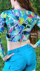 Boardshort: Tropical Brushstrokes