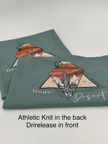 Athletic French Terry: Desert Panel