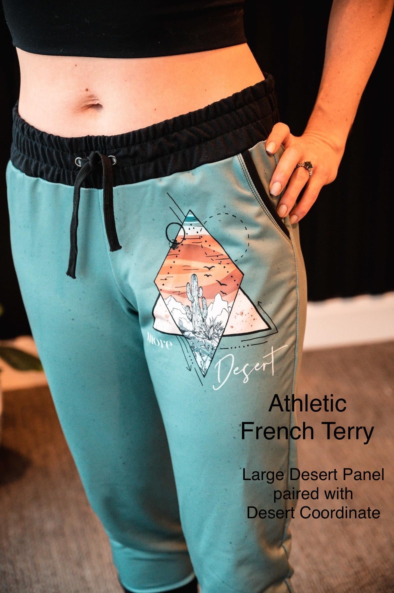 Athletic French Terry: Desert Coordinate