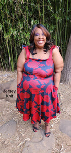 Jersey Knit: Poppies