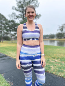 Jersey Knit: Shark Stripes
