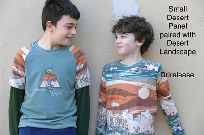 Brushed Jersey: Desert Panel