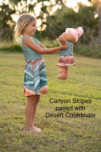 Jersey Knit: Canyon Stripes