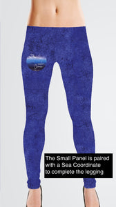 Brushed Jersey: Ocean Panel