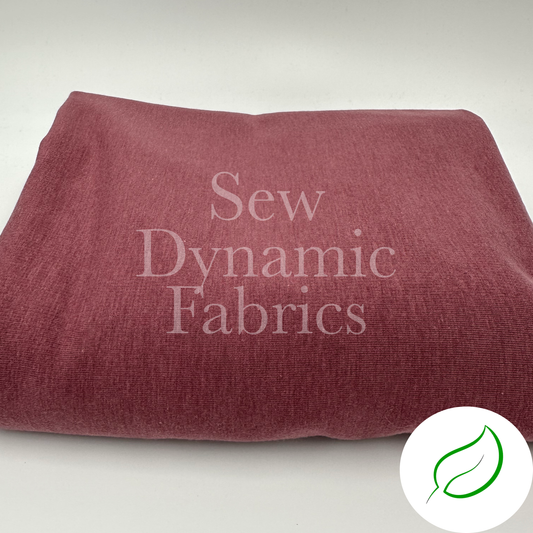 Stretch Fleece: Tencel/Organic Cotton/Spandex - Rose Brown
