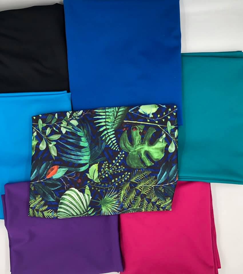 Solid Repreve Athletic Knit: Deep Lake (16.2 recycled bottles per yard)