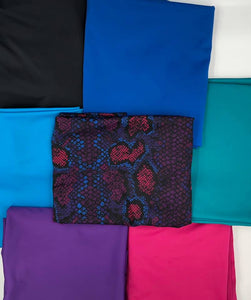 Solid Repreve Athletic Knit: Classic Blue (16.2 recycled bottles per yard)