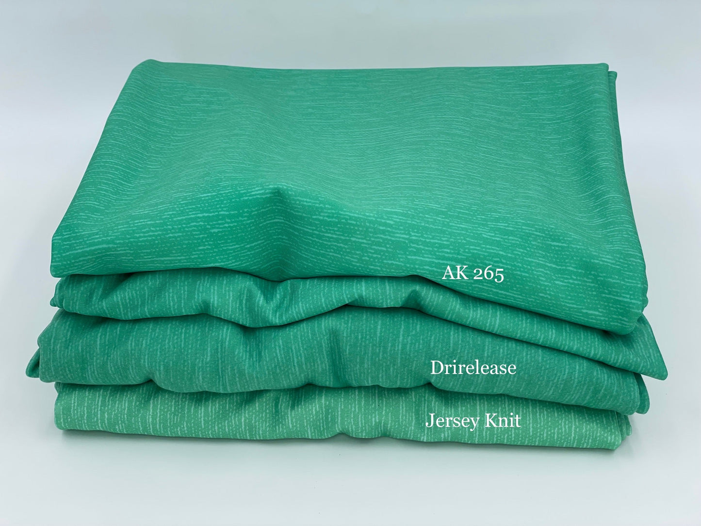 Brushed Jersey: Mint Printed Woven Texture