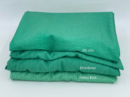 Brushed Jersey: Mint Printed Woven Texture