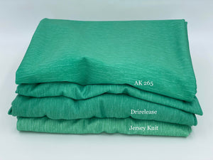 Brushed Jersey: Mint Printed Woven Texture