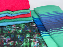 Charger l&#39;image dans la galerie, Jersey Knit: Green Urban Jungle