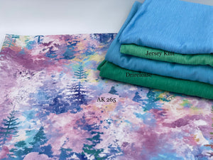 Boardshort: Pastel Trees