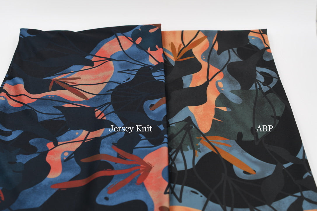 Jersey Knit: Abstract Jungle