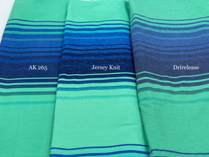 Drirelease: Green/Blue  Stripes
