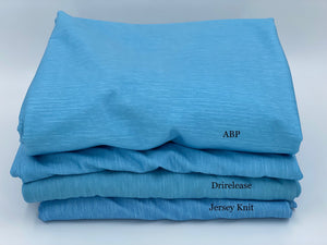 AK 265: Light Blue Printed Woven Texture (cross grain)