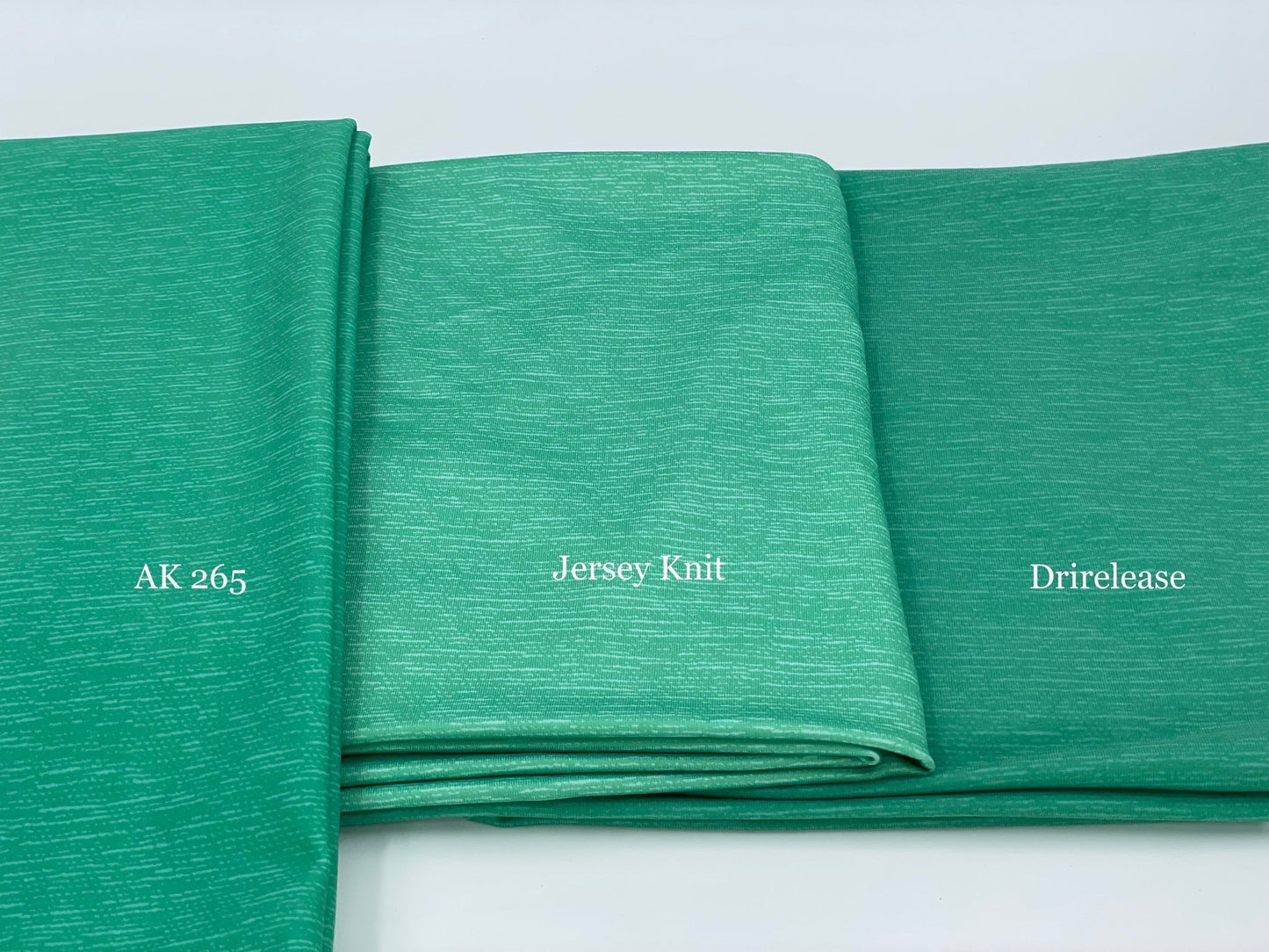Brushed Jersey: Mint Printed Woven Texture