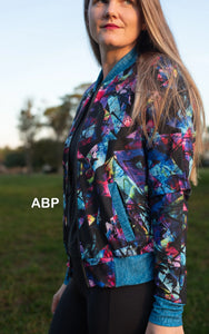 Jersey Knit: Illuminated Geo