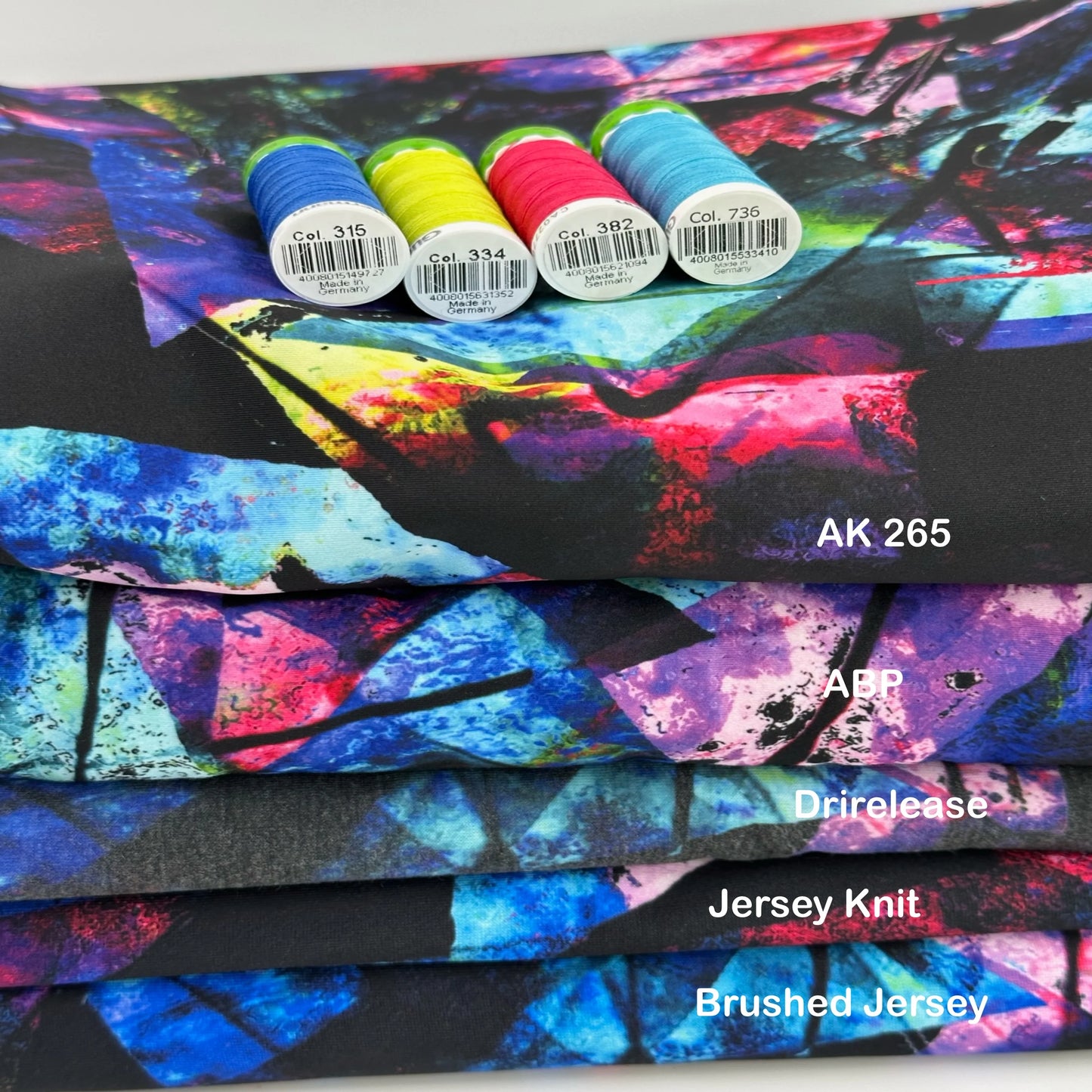 Jersey Knit: Illuminated Geo