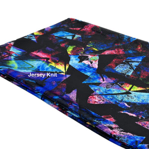 Jersey Knit: Illuminated Geo