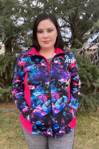 Jersey Knit: Illuminated Geo