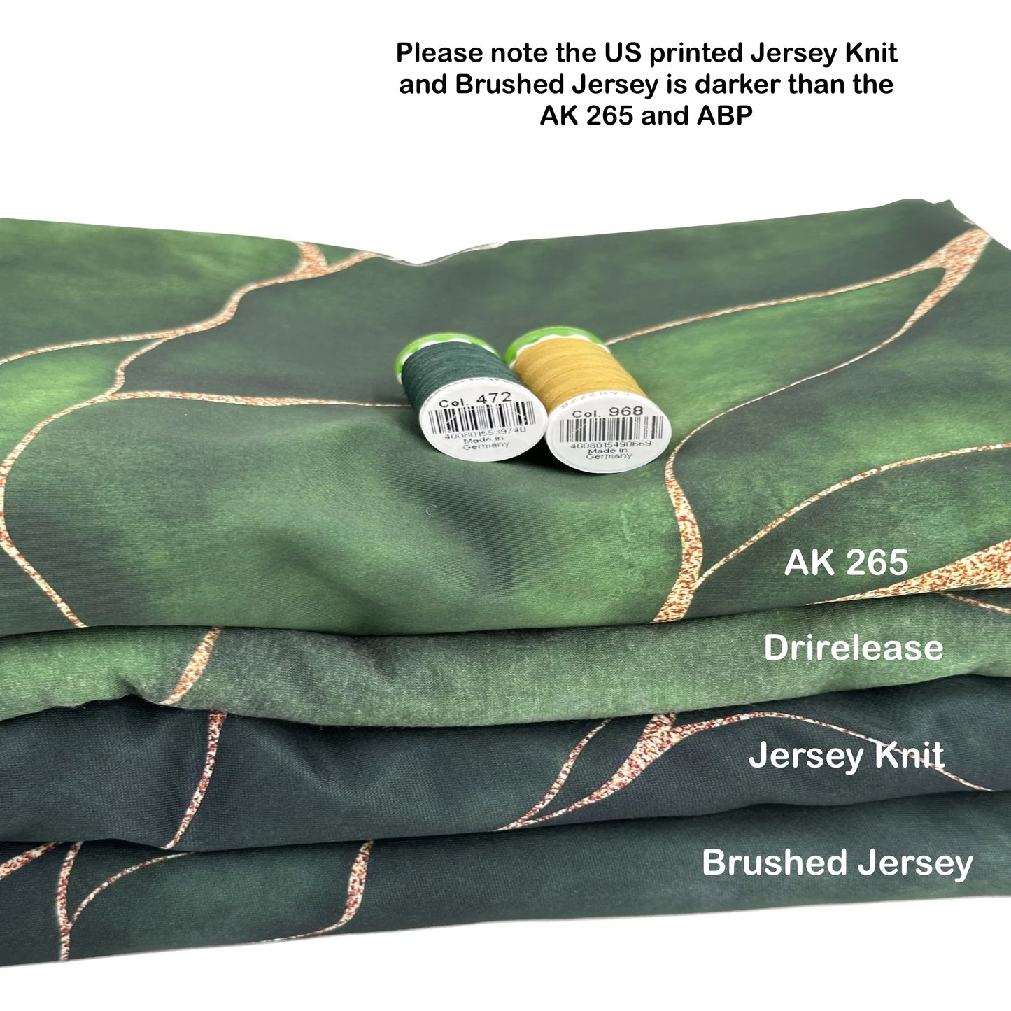 Brushed Jersey: Forest Leaves