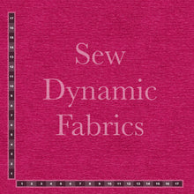 Load image into Gallery viewer, Brushed Jersey: Raspberry Printed Woven Texture