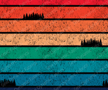 Load image into Gallery viewer, AK 245: Large Retro Stripes (cross grain)