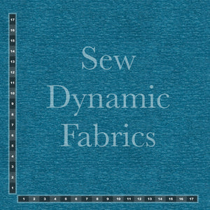 Brushed Jersey: Dark Cyan Printed Woven Texture