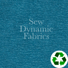 Cargar imagen en el visor de la galería, Brushed Jersey: Dark Cyan Printed Woven Texture