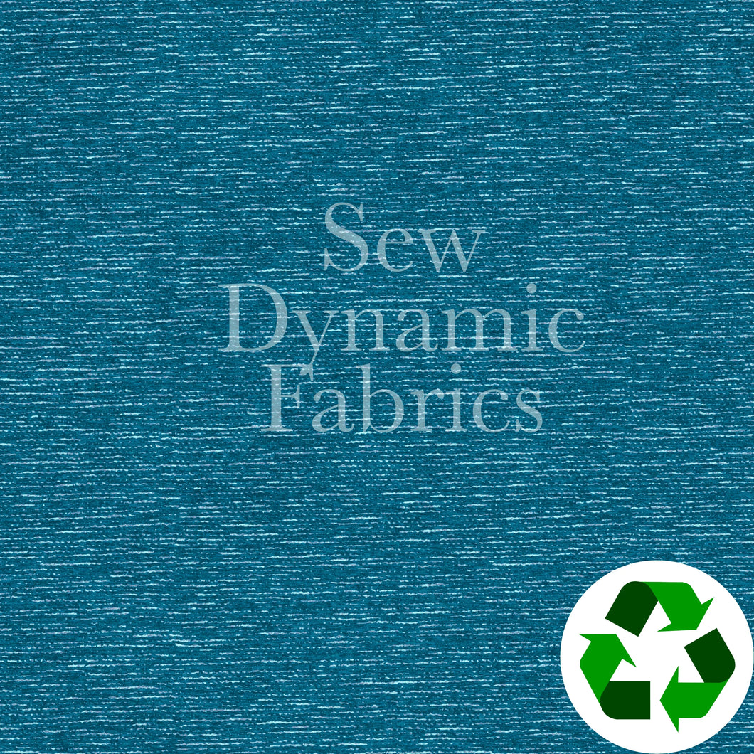 Brushed Jersey: Dark Cyan Printed Woven Texture