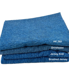 Cargar imagen en el visor de la galería, Brushed Jersey: Dark Cyan Printed Woven Texture